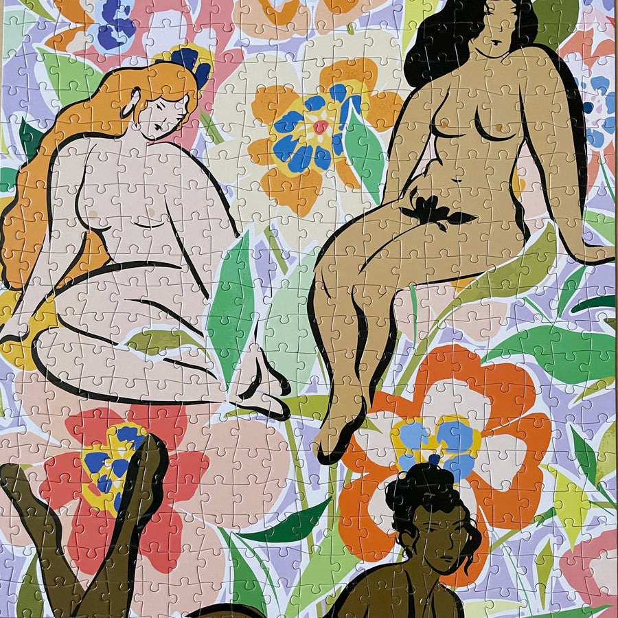 Femmes en Fleur - 500 piece jigsaw puzzle